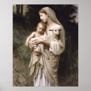 Póster Inocencia de William Bouguereau Print