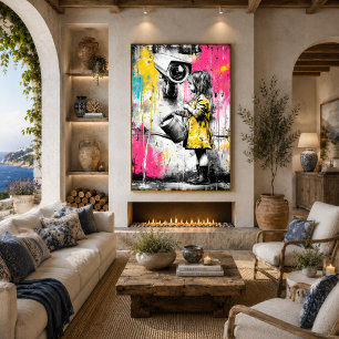 Póster Inocencia y Observación Conceptual Contemporáneo