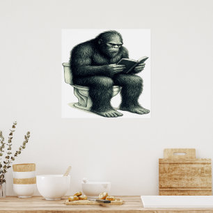 Póster Inodoro Bigfoot