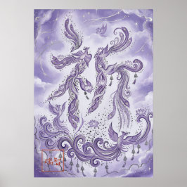 Póster Inori: Elegant Calligraphy Art260010022