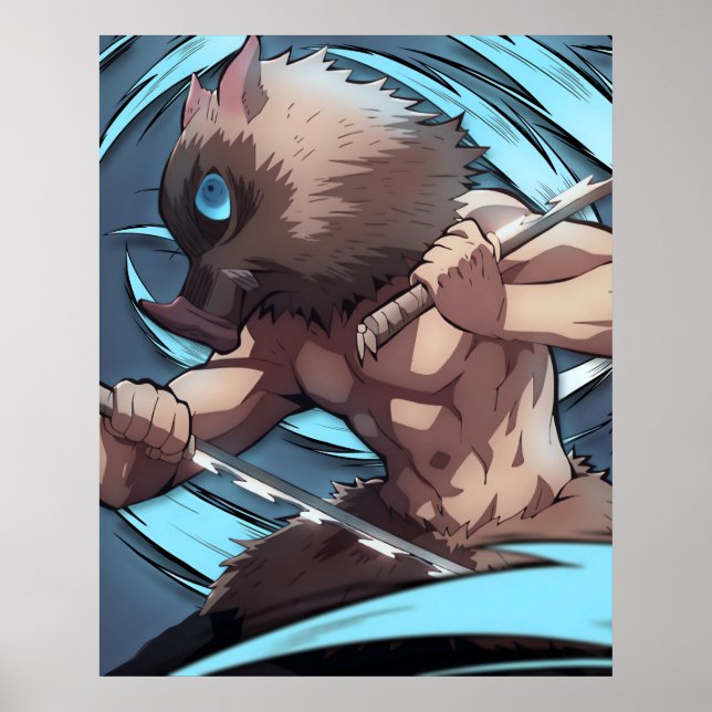Póster Inosuke Hashibira Poster (Frente)