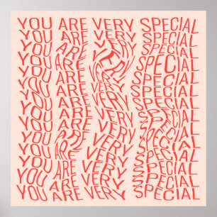 Póster Inscripción muy motivacional: eres muy especialist