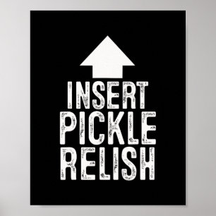 Póster Insert Salsa de Pepino Encurtido Halloween Flecha 