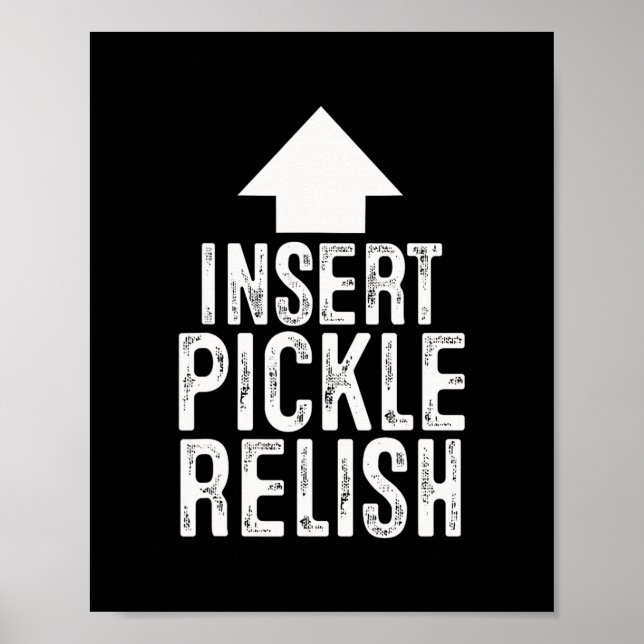 Póster Insert Salsa de Pepino Encurtido Halloween Flecha  (Frente)