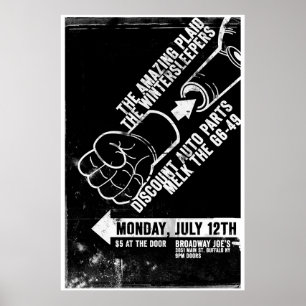 Póster insertar puño