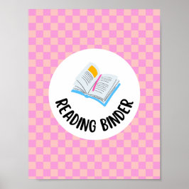 Póster insertar título de carpeta de lectura página 