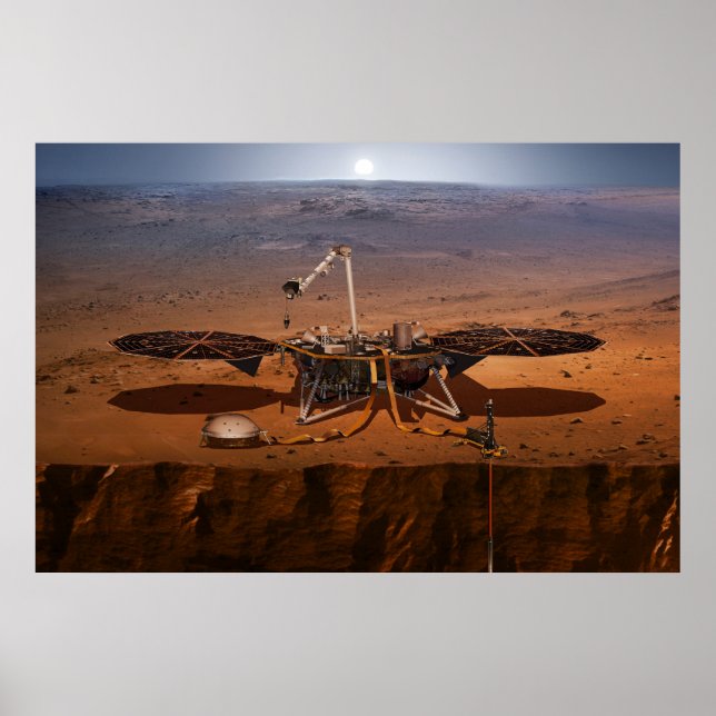 Póster Insight Lander (Frente)