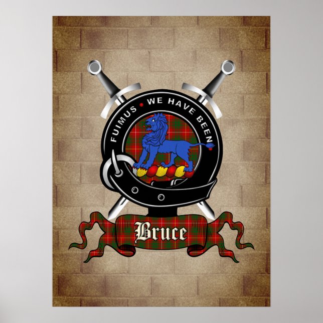 Póster Insignia Bruce Clan en el Poster del Muro del Cast (Frente)