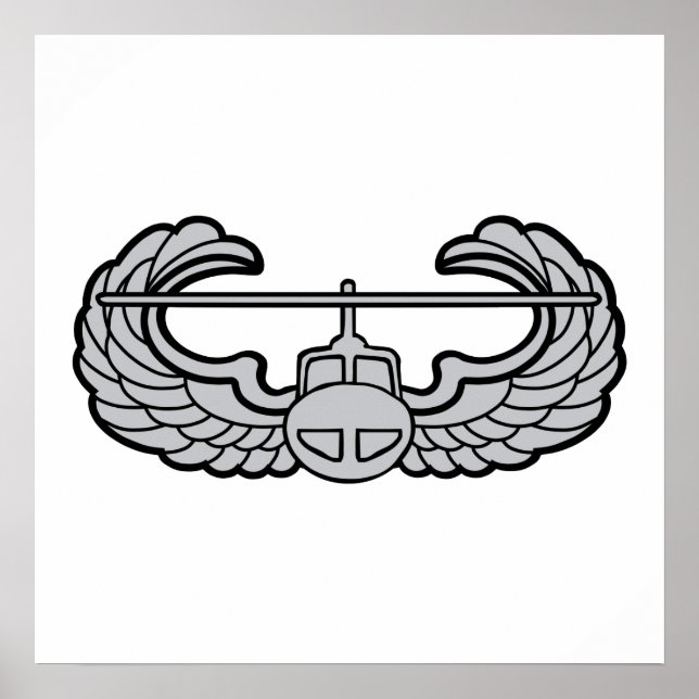 Póster Insignia de ataque aéreo (Frente)