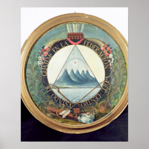Póster Insignia de la Federación de Guatemala