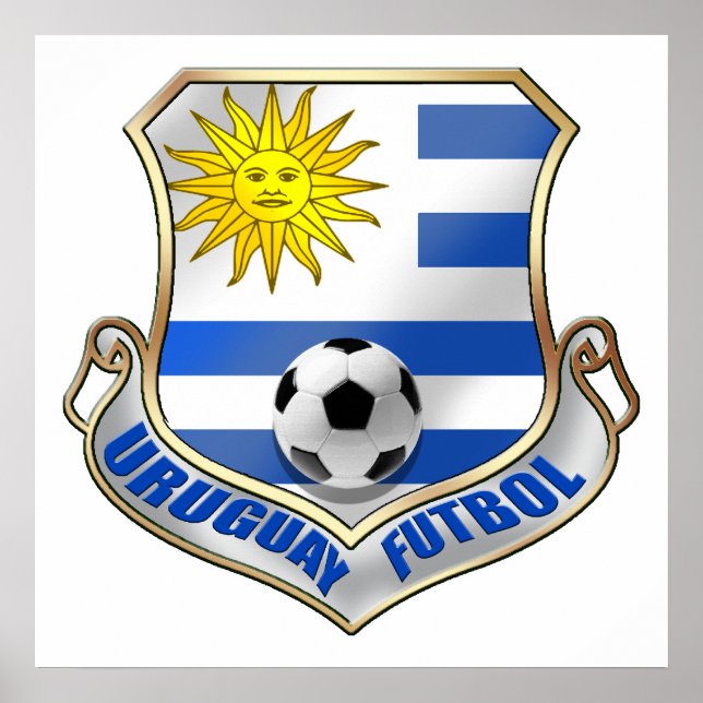 Póster Insignia de los fans de New Uruguay 2010 Futbol (Frente)