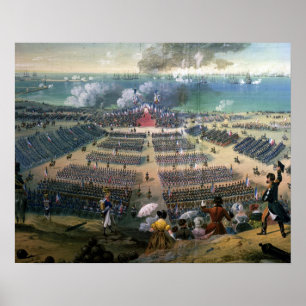 Póster Inspeccionando a las tropas