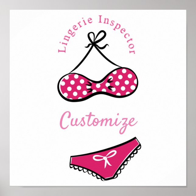 Póster Inspector Lingerie Thunder_Cove (Frente)