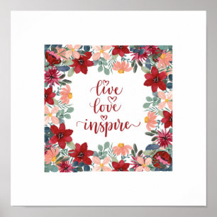 Póster Inspiración de amor en vivo