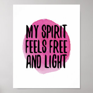 Póster inspiración de amor propio para la aceptación de l