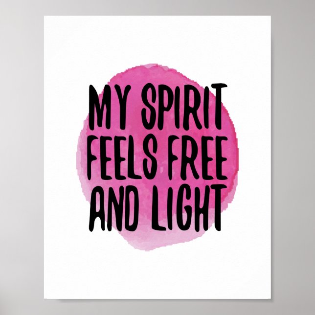 Póster inspiración de amor propio para la aceptación de l (Frente)