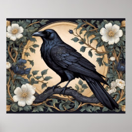 Póster Inspiración de Black Raven William Morris