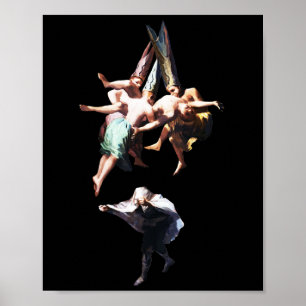Póster Inspiración de Francisco Goya, vuelo de brujas