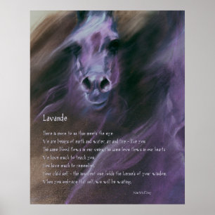 Póster Inspiración de Lavande