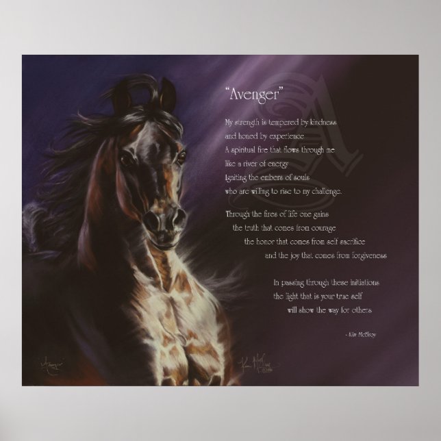 Póster Inspiración del vengador (Frente)