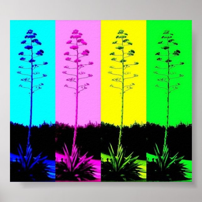 Póster Inspiración en las flores muli (Frente)