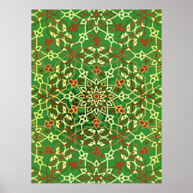Póster Inspiración en Mandala 7 (Frente)
