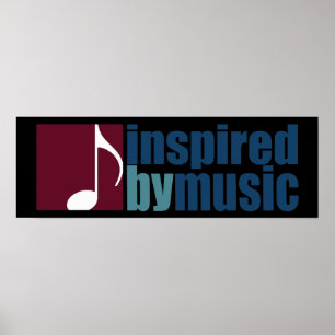 Póster inspiración musical