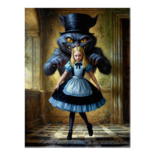 Póster Inspirado en Alicia en el País de las Maravillas