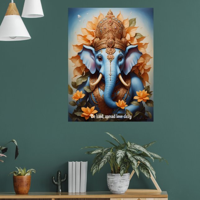 Póster Inspirado en el Señor Ganesha (Salón 1)