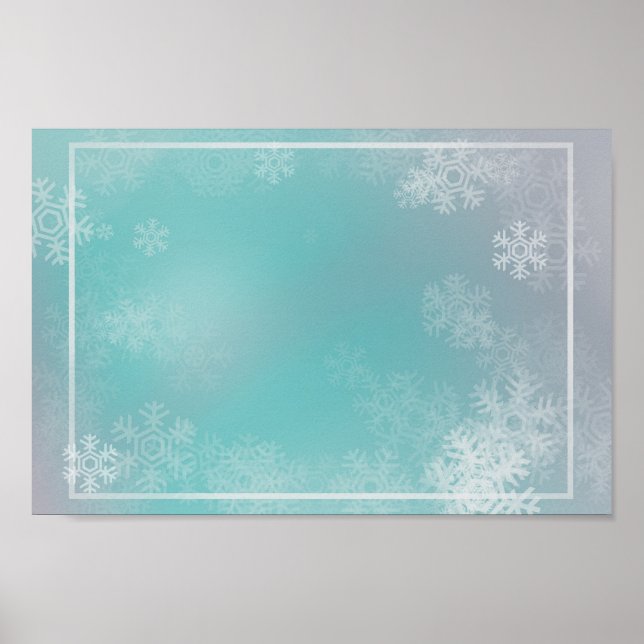 Póster Inspirado en invierno - Artístico  (Frente)