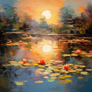 Póster Inspirado en Monet