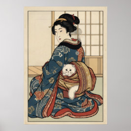 Póster Inspirado en Ukiyo-e – JAPÓN Dramático