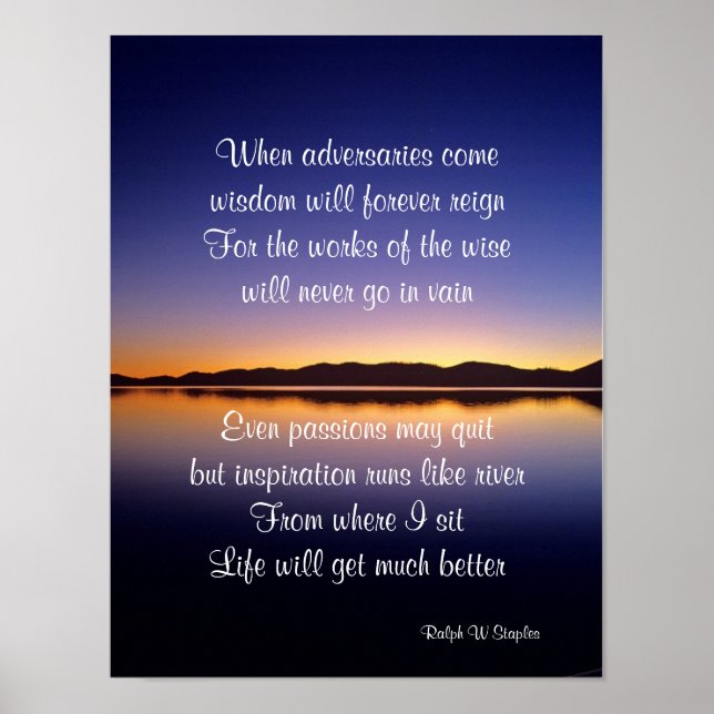 Póster Inspirador (Frente)