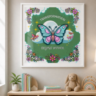 Póster Inspirador Caprichoso - Transformación