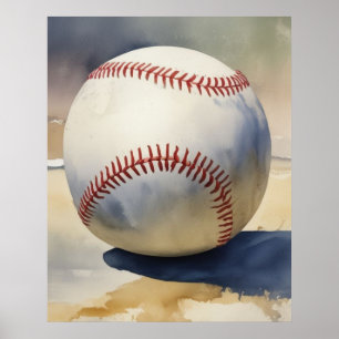 Póster Inspirador de béisbol