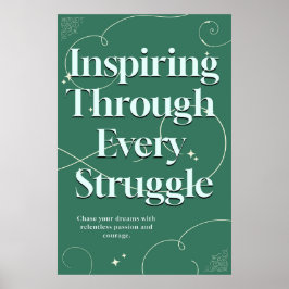 Póster inspirador de CD