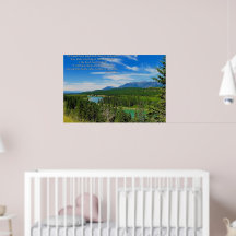 Póster Inspirador de Paisaje Montañoso