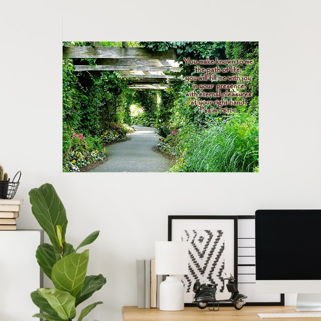 Póster Inspirador del Camino Espiritual (Oficina en casa)