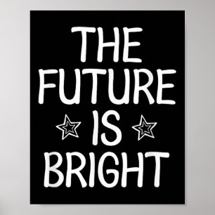 Póster Inspirador, El Futuro Es Brillante. Familia Divert