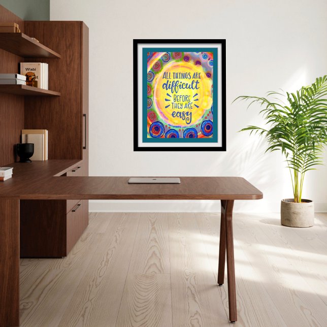 Póster Inspirador estudiante cita inespiritualidad en aul (Subido por el creador)