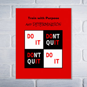 Póster Inspirador hágalo cita motivadora