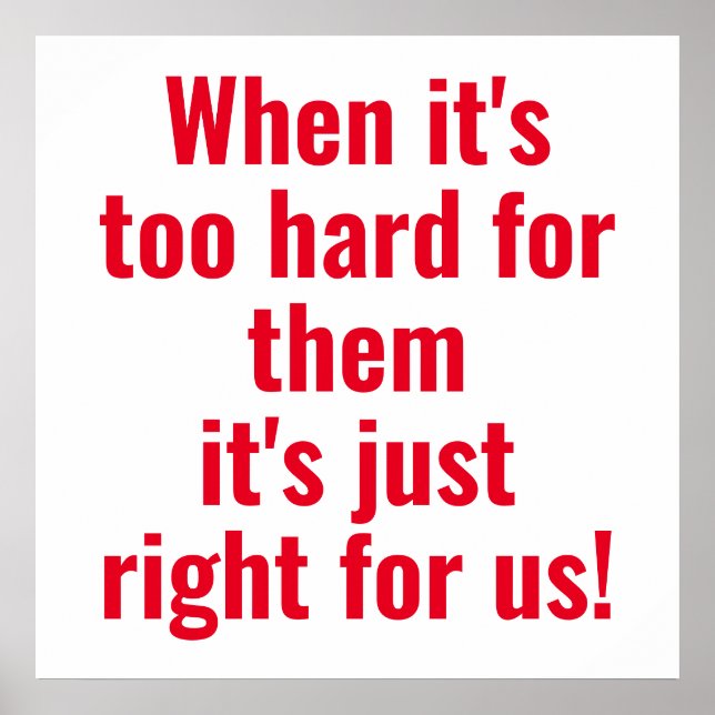 Póster Inspirador motivacional de éxito (Frente)