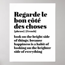 Inspiradora Cita Francesa Mirando El Lado Luminoso