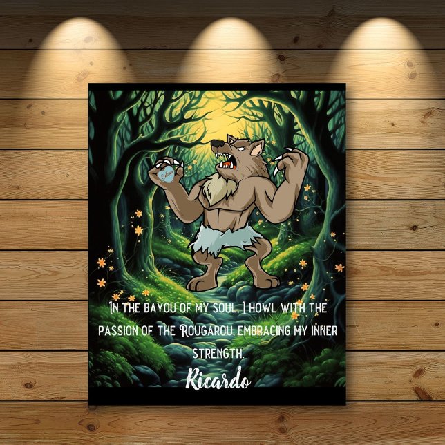 Póster Inspiradora fuerza de Rougarou con sentido común (Subido por el creador)