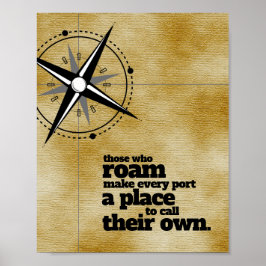 Póster Inspiradores los que andan...