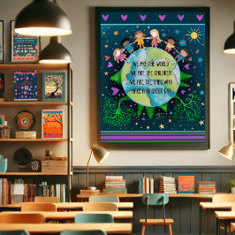 Póster Inspiradores Somos la cita mundial de los niños