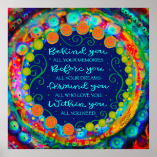 Póster Inspirando todo lo que necesitas para citar a la e