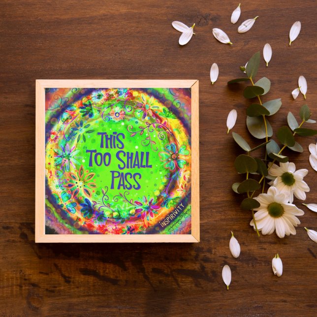 Póster Inspirar esto también pasará la inespiritualidad d (Subido por el creador)