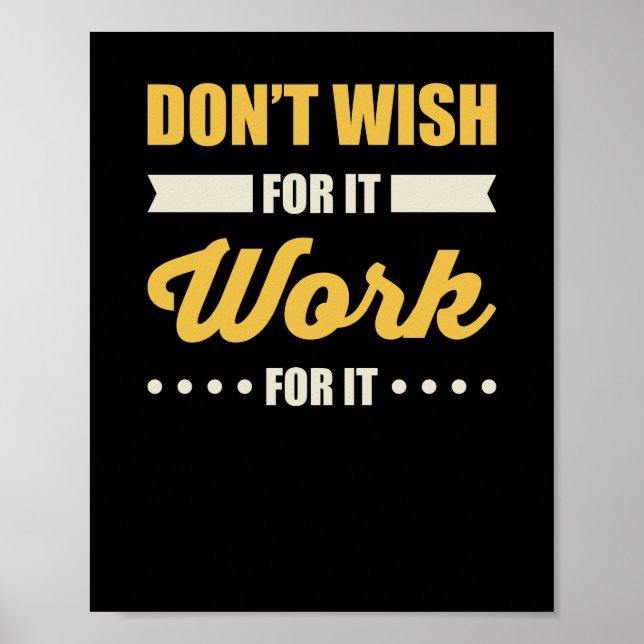 Póster Inspirational Motivational Success Quote (Frente)