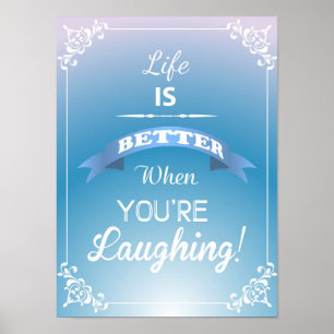 Póster Inspirational quote typography poster